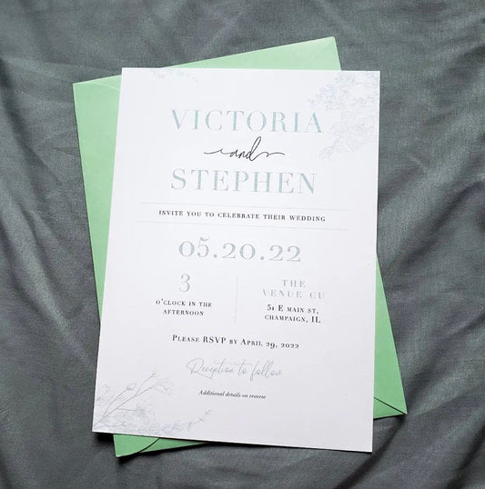 Types of paper for wedding invitations