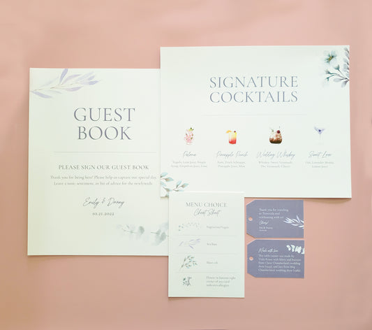 Beyond the Invitations: All of the Wedding Paper Goods You Need for the Big Day
